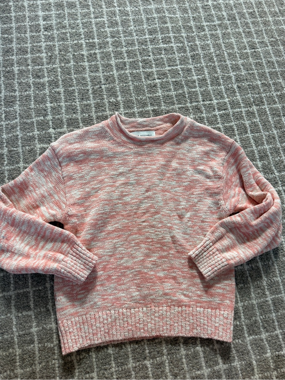 Kids Pink Marled Sweater - Unbranded